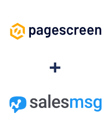 Einbindung von Pagescreen und Salesmsg