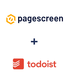 Einbindung von Pagescreen und Todoist