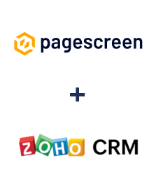 Einbindung von Pagescreen und ZOHO CRM