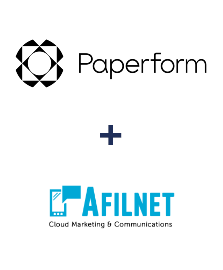 Einbindung von Paperform und Afilnet