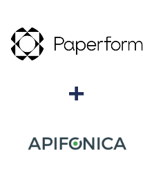 Einbindung von Paperform und Apifonica