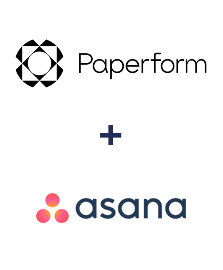 Einbindung von Paperform und Asana
