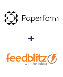 Einbindung von Paperform und FeedBlitz