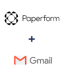 Einbindung von Paperform und Gmail