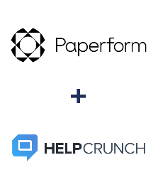 Einbindung von Paperform und HelpCrunch