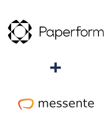 Einbindung von Paperform und Messente