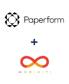 Einbindung von Paperform und Mobiniti