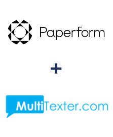Einbindung von Paperform und Multitexter