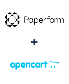 Einbindung von Paperform und Opencart