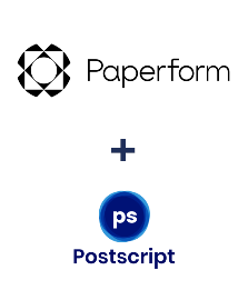 Einbindung von Paperform und Postscript