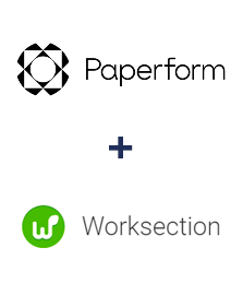 Einbindung von Paperform und Worksection