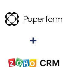 Einbindung von Paperform und ZOHO CRM