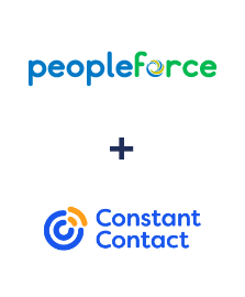 Einbindung von PeopleForce und Constant Contact