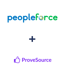 Einbindung von PeopleForce und ProveSource