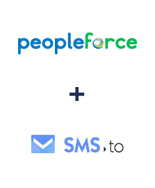 Einbindung von PeopleForce und SMS.to