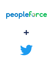 Einbindung von PeopleForce und Twitter
