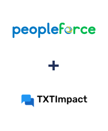 Einbindung von PeopleForce und TXTImpact