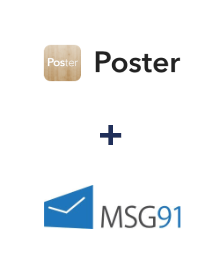 Einbindung von Poster und MSG91