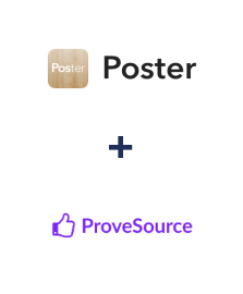 Einbindung von Poster und ProveSource