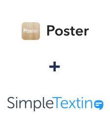 Einbindung von Poster und SimpleTexting