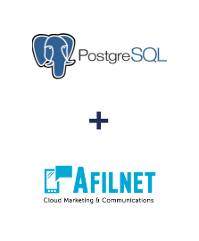 Einbindung von PostgreSQL und Afilnet