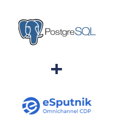 Einbindung von PostgreSQL und eSputnik