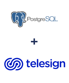 Einbindung von PostgreSQL und Telesign