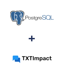 Einbindung von PostgreSQL und TXTImpact