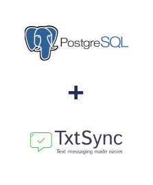 Einbindung von PostgreSQL und TxtSync