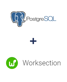 Einbindung von PostgreSQL und Worksection