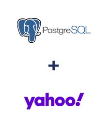 Einbindung von PostgreSQL und Yahoo!
