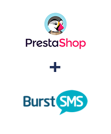 Einbindung von PrestaShop und Burst SMS