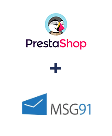 Einbindung von PrestaShop und MSG91