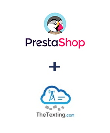Einbindung von PrestaShop und TheTexting