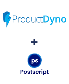 Einbindung von ProductDyno und Postscript