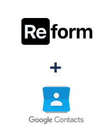 Einbindung von Reform und Google Contacts