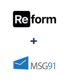 Einbindung von Reform und MSG91
