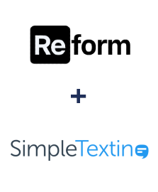 Einbindung von Reform und SimpleTexting