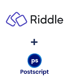 Einbindung von Riddle und Postscript