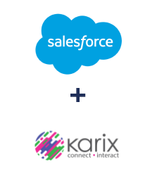 Einbindung von Salesforce CRM und Karix