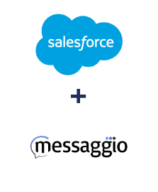 Einbindung von Salesforce CRM und Messaggio