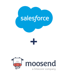 Einbindung von Salesforce CRM und Moosend