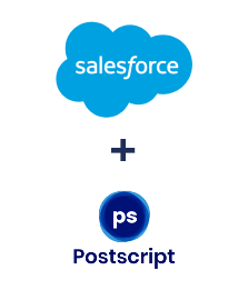 Einbindung von Salesforce CRM und Postscript