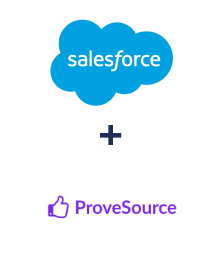 Einbindung von Salesforce CRM und ProveSource