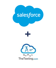 Einbindung von Salesforce CRM und TheTexting
