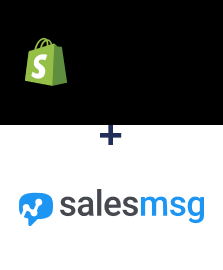Einbindung von Shopify und Salesmsg