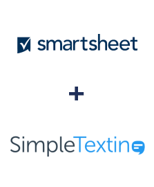 Einbindung von Smartsheet und SimpleTexting