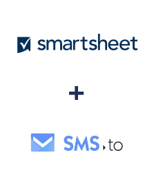 Einbindung von Smartsheet und SMS.to