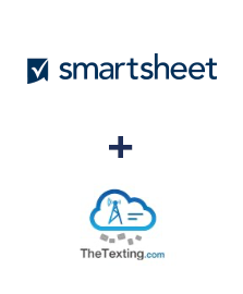 Einbindung von Smartsheet und TheTexting