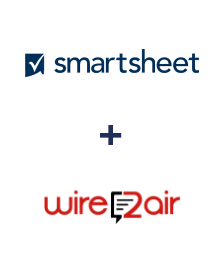 Einbindung von Smartsheet und Wire2Air